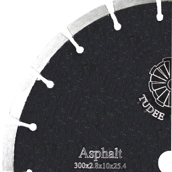 imperios Tudee Disc diamantat debitare asfalt, profesional, 300x25.4x10x2.8mm