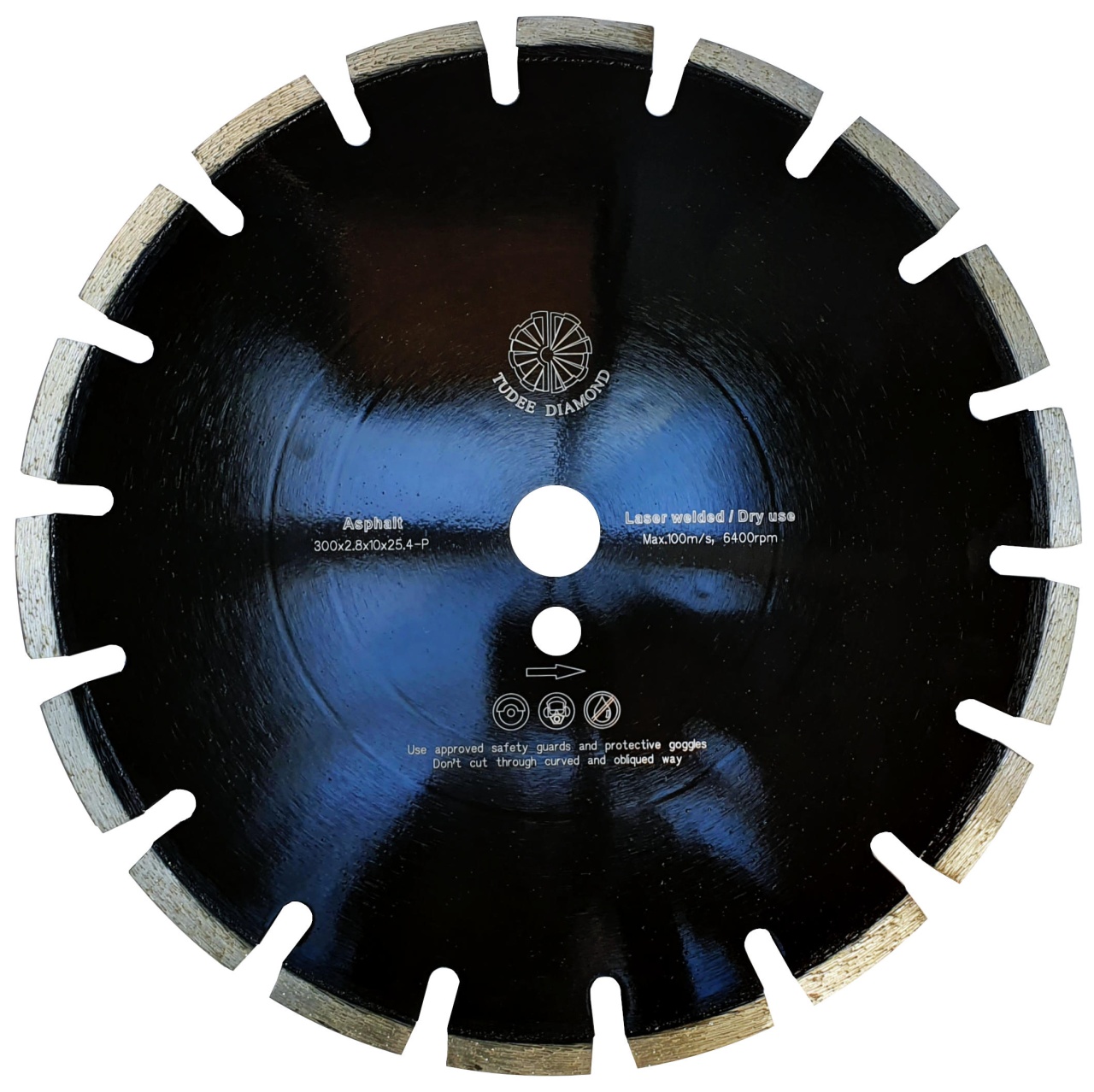 imperios Tudee Disc diamantat debitare asfalt, standard, 300x25.4x10x2.8mm