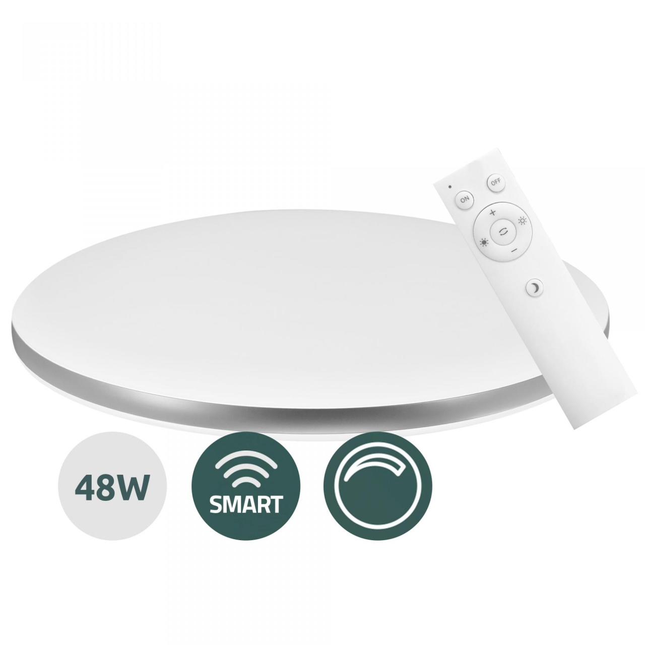 imperios Plafoniera LED Smart cu tlc Samus OSRD-WIFI-48W-2700-6500K-RC-DIMMABLE,49 cm, 3360 lm