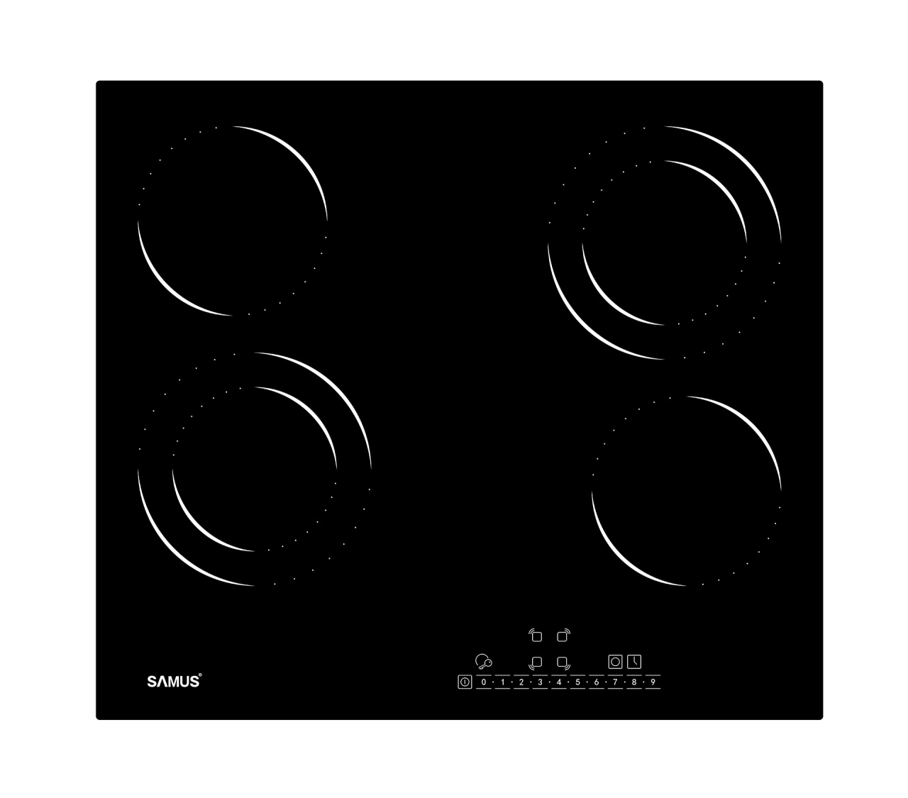 imperios Plita incorporabila vitroceramica Samus PSVE-64BG6
