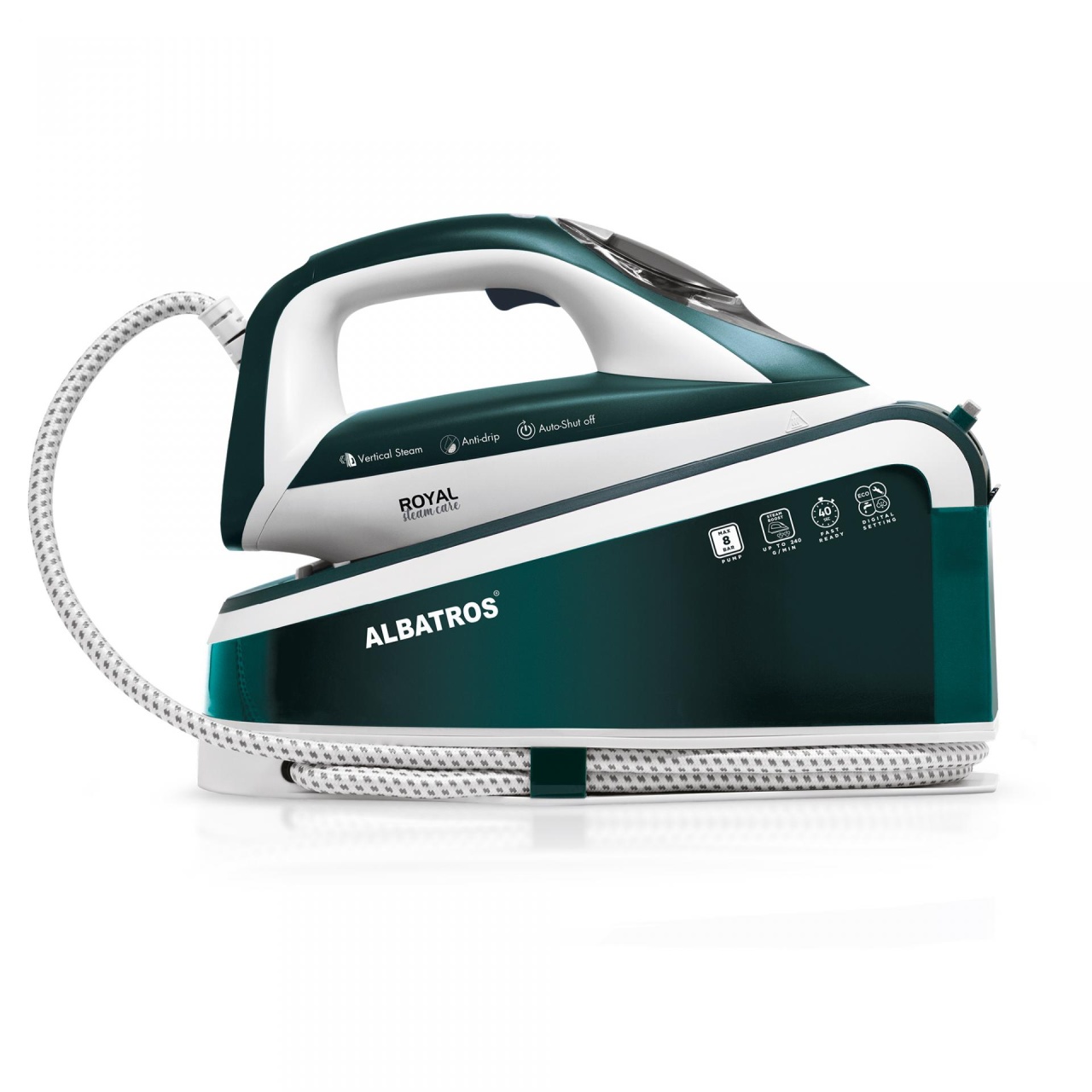 statie de calcat Statie de calcat Albatros Royal Steam Care Green