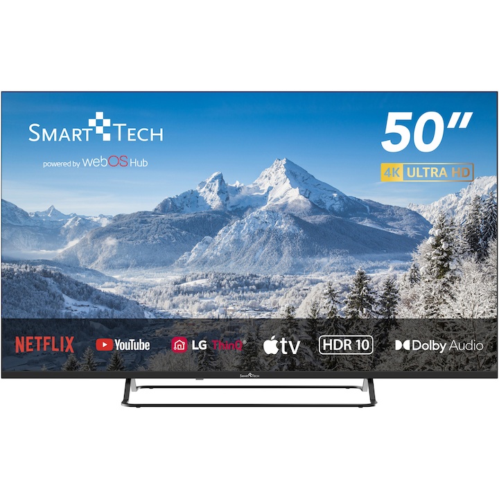 imperios Televizor SmartTech LED 50UW02V, 126 cm, Smart WebOS, 4K Ultra HD, Clasa E