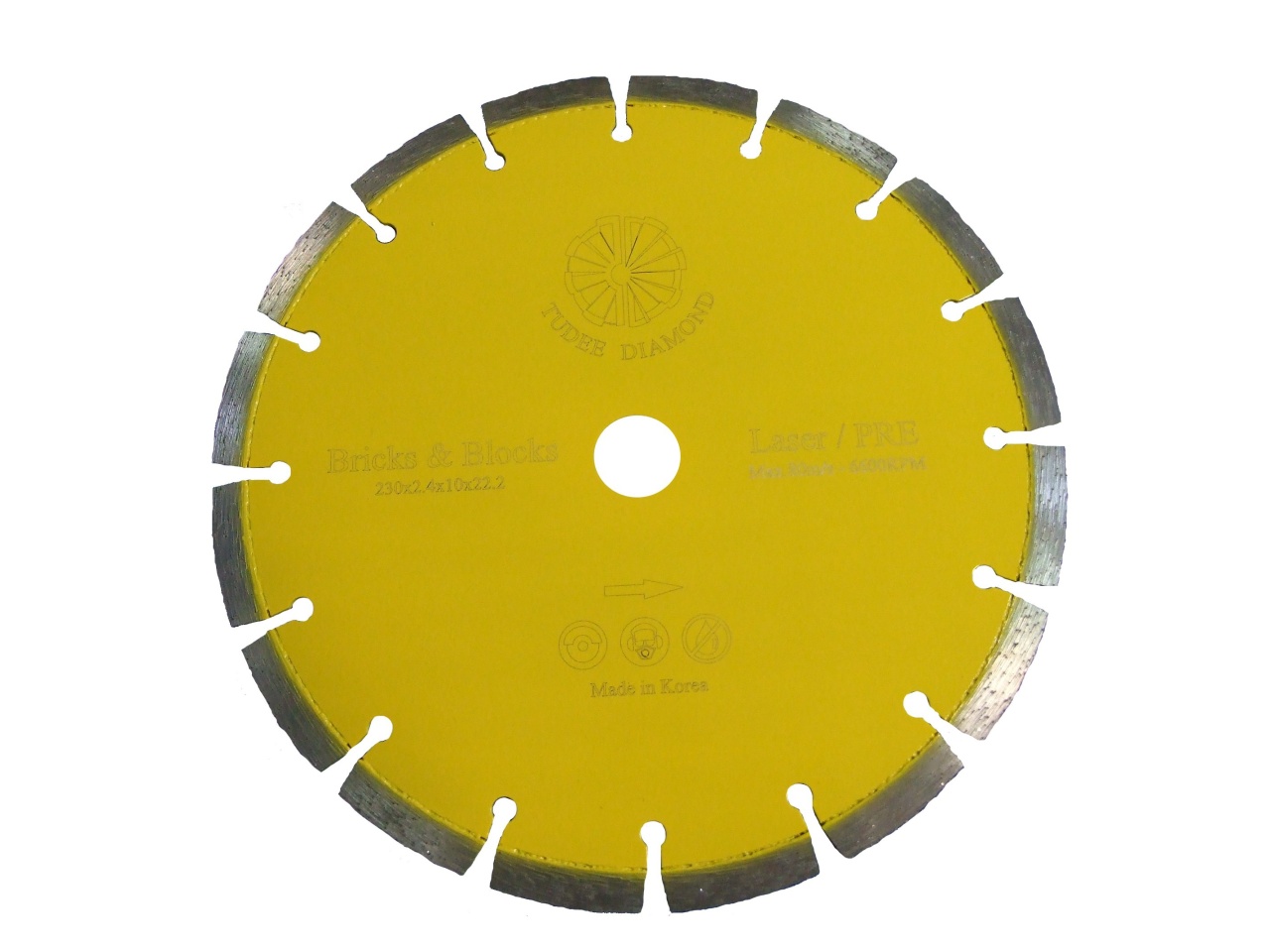 imperios Tudee Disc diamantat debitare materiale constructii, premium, 115x22.2x10x2.2mm