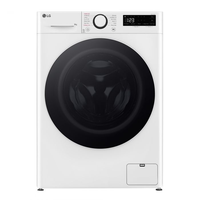 imperios Masina de Spalat Rufe Frontala Slim LG F2WR508SBW, Steam, 8 kg, 1200rpm, Clasa A, Alb