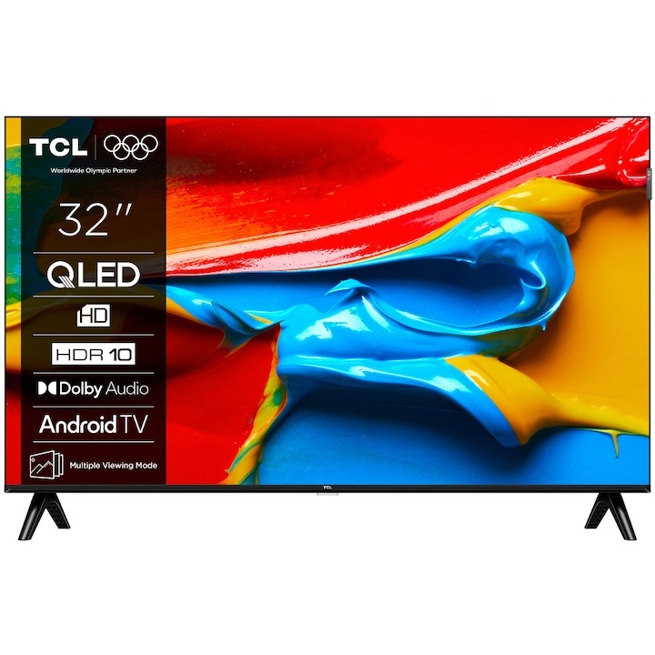 Televisions Televizor Smart TCL 32V4C, 80 cm, HD, Clasa F