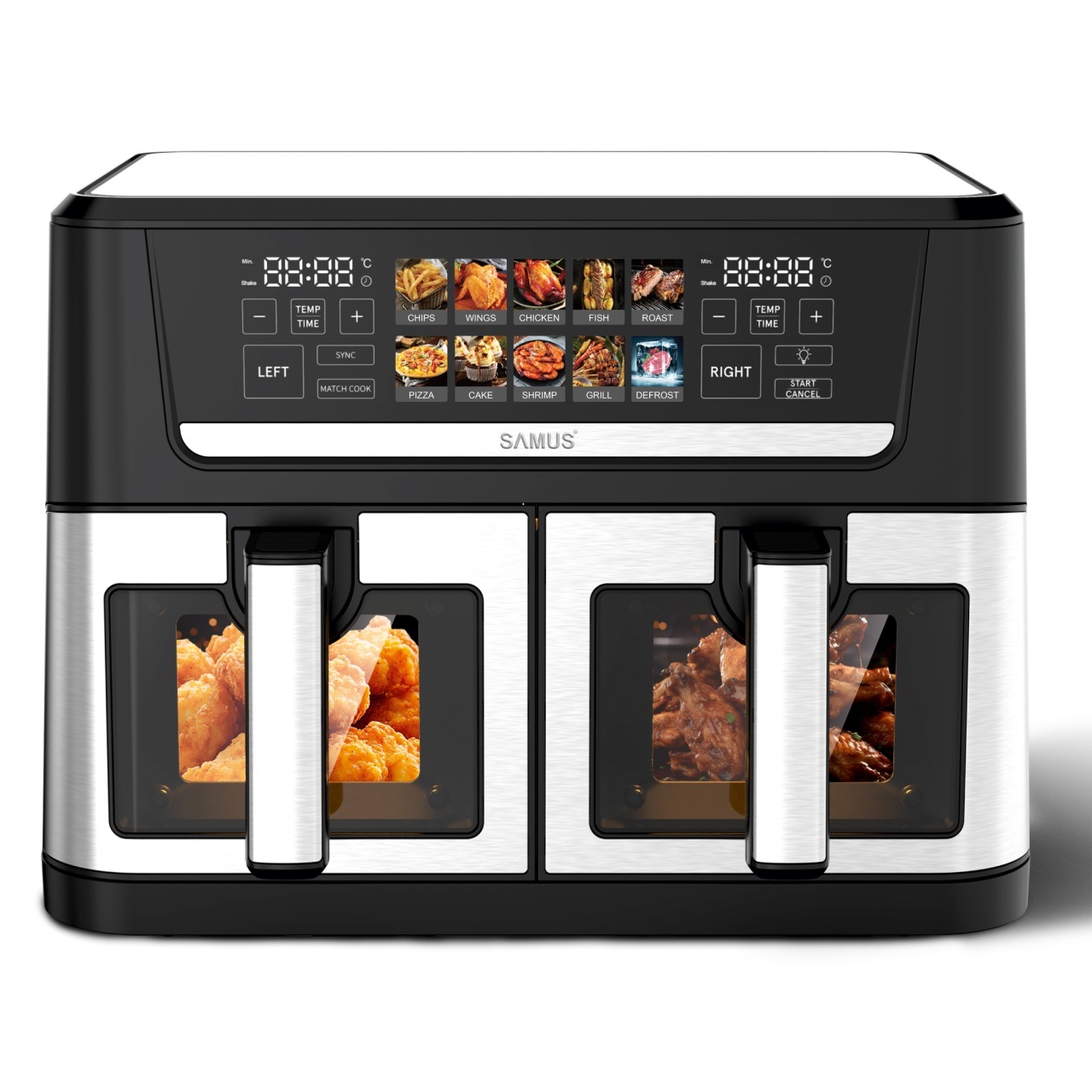 Deep Fryers Friteuza cu aer cald Samus AF12TWIN-S2800DW