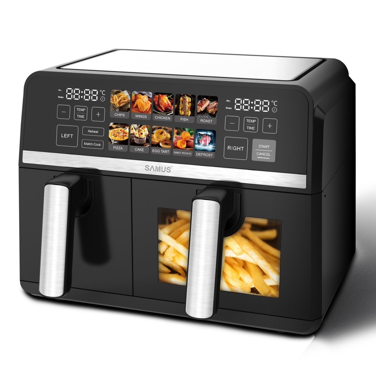 Deep Fryers Friteuza cu aer cald Samus AF9DUO-S2600DW