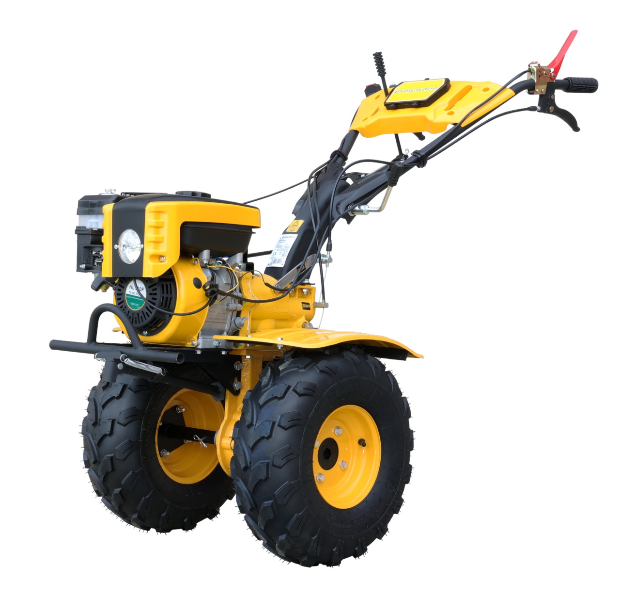 motocultor ProGARDEN Campo 873 Alpine motocultor 7CP, 2+1 trepte, 2+1 freze, benzina, roti ATV, 2 prize putere
