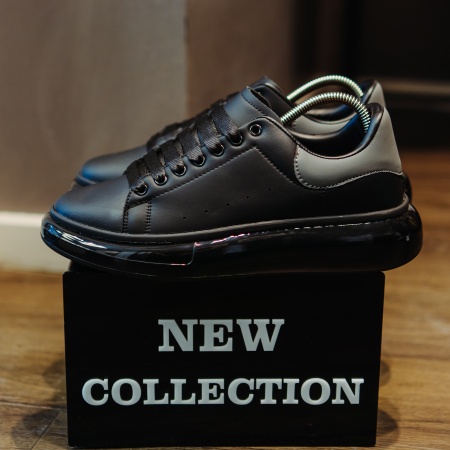 ADIDASI ALEXANDER GLOSSY BLACK-GREY ABMQ17(095-1) (MĂRIME: 42)