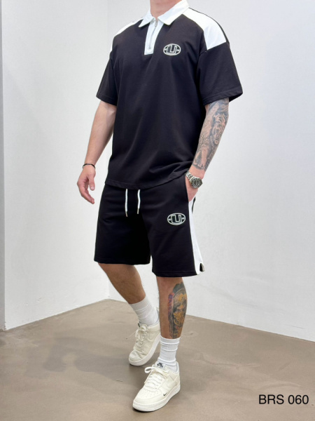 TRENING UNEFFECTED POLO BLACK TRAS202(24BRS-060) (MĂRIME: XL)