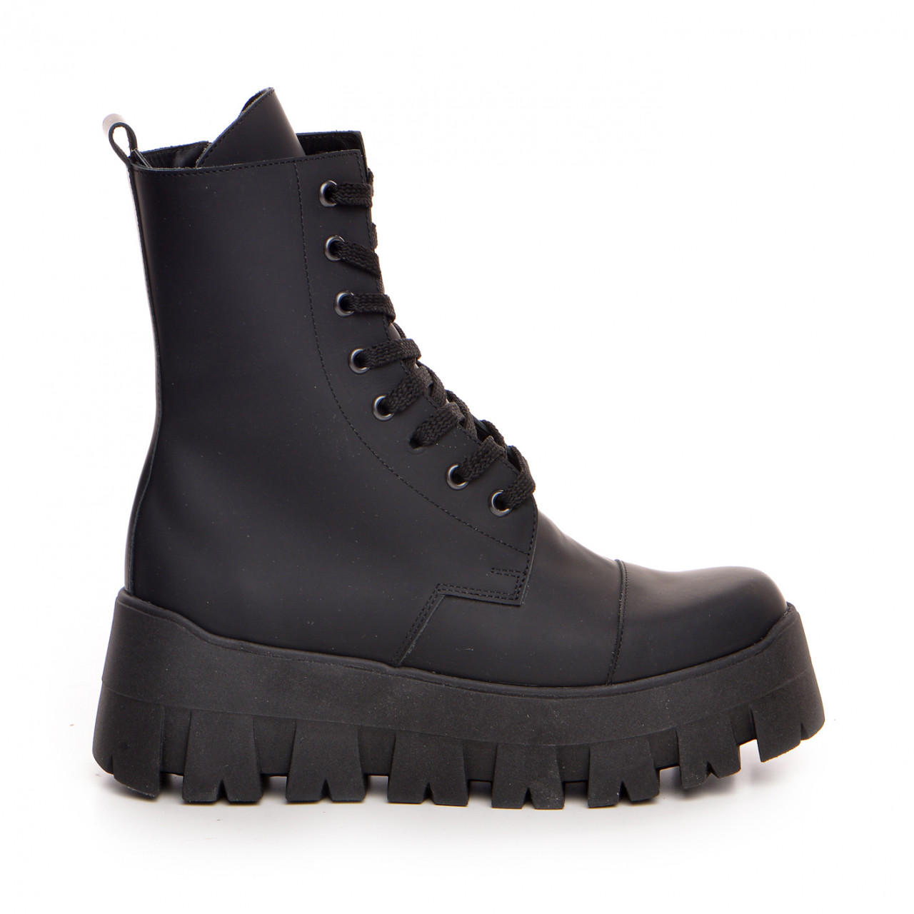 Poze Bocanci Desire Piele Neagra Mata