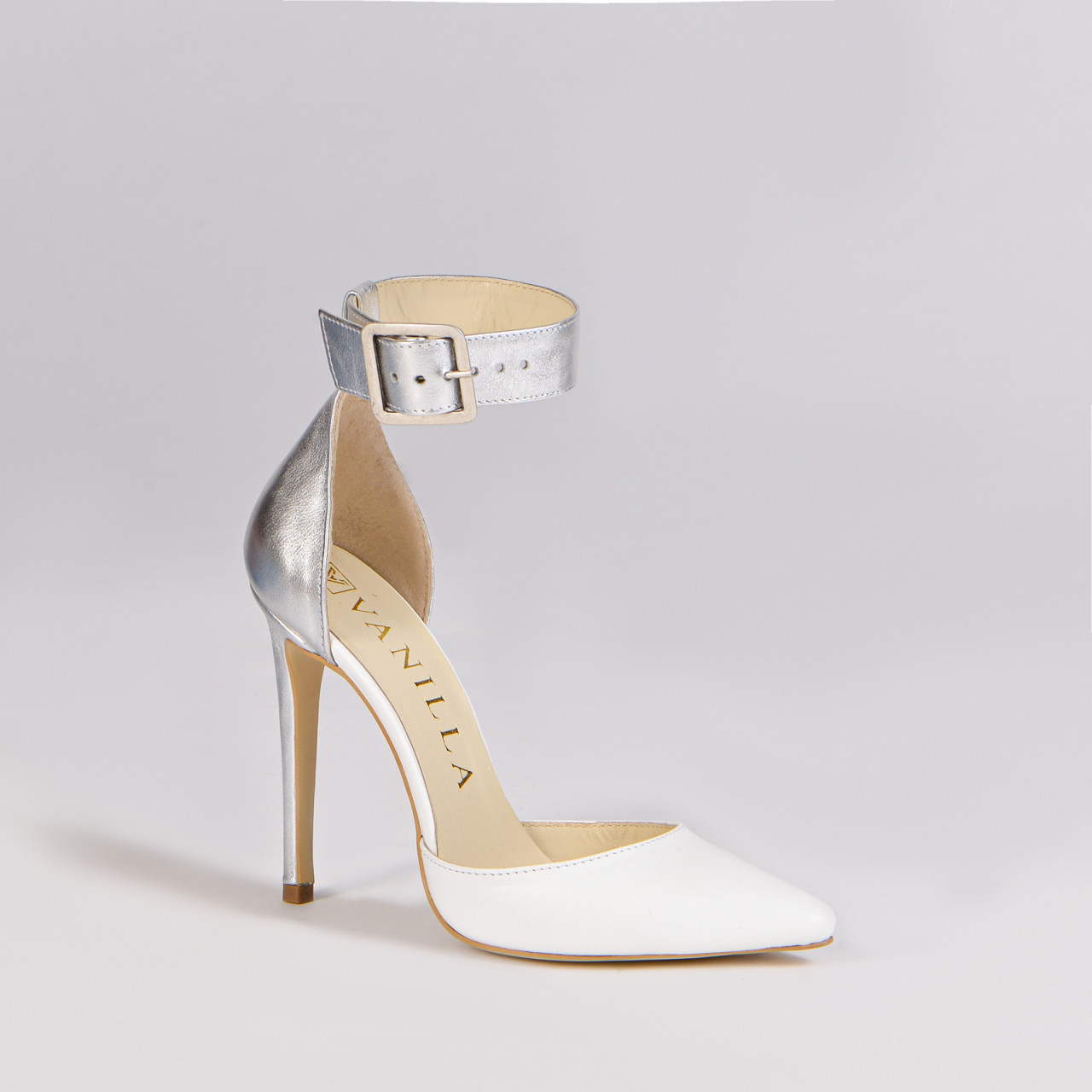 Poze Pantofi Stiletto cu toc Adal Siver Edition
