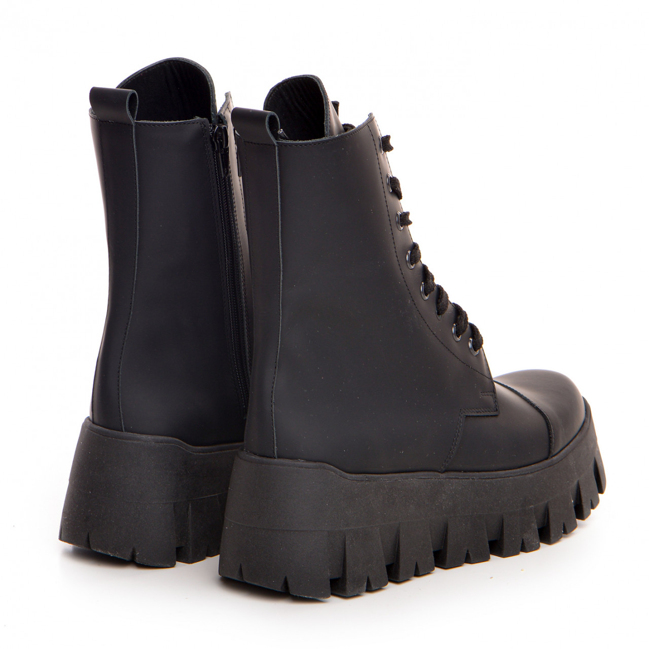 Poze Bocanci Desire Piele Neagra Mata