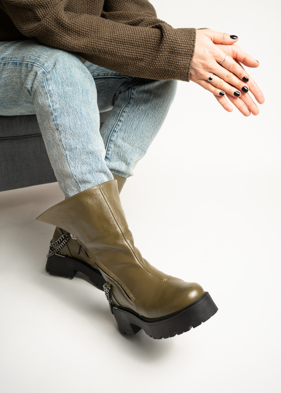 Poze Bocanci Gabon Piele Bizonata