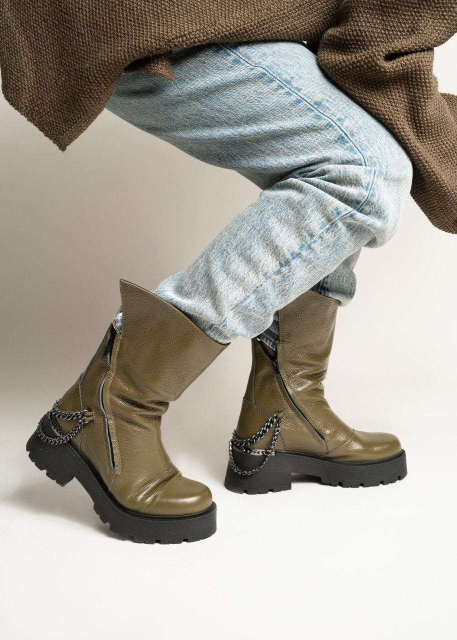 Poze Bocanci Gabon Piele Bizonata