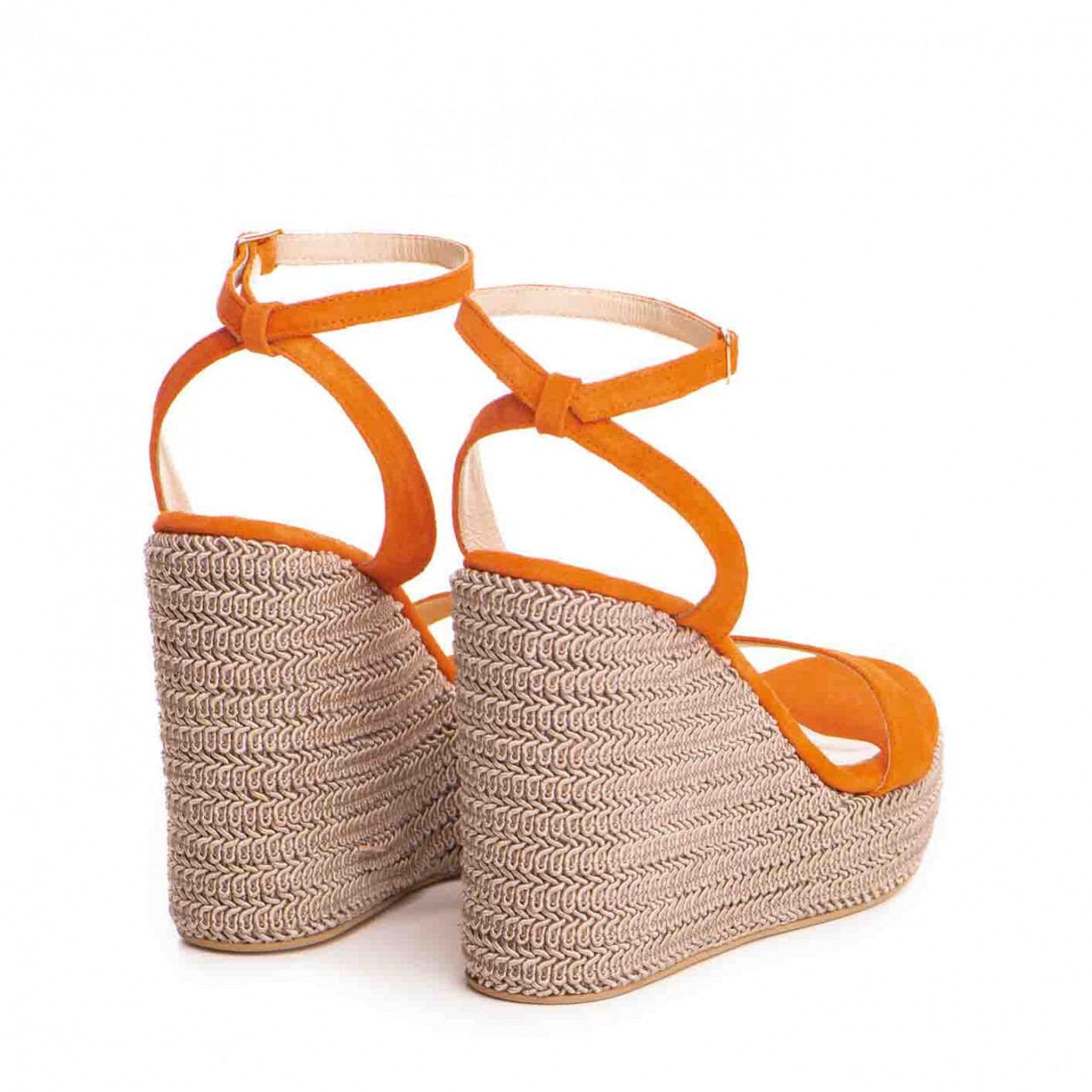 Poze Platforme Andora, piele naturala intoarsa portocaliu