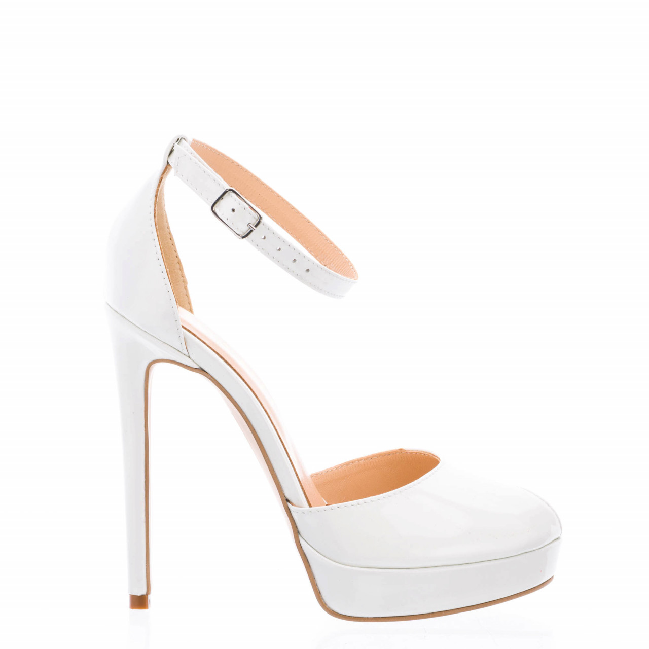 Poze Sandale Beijing, piele naturala, albe