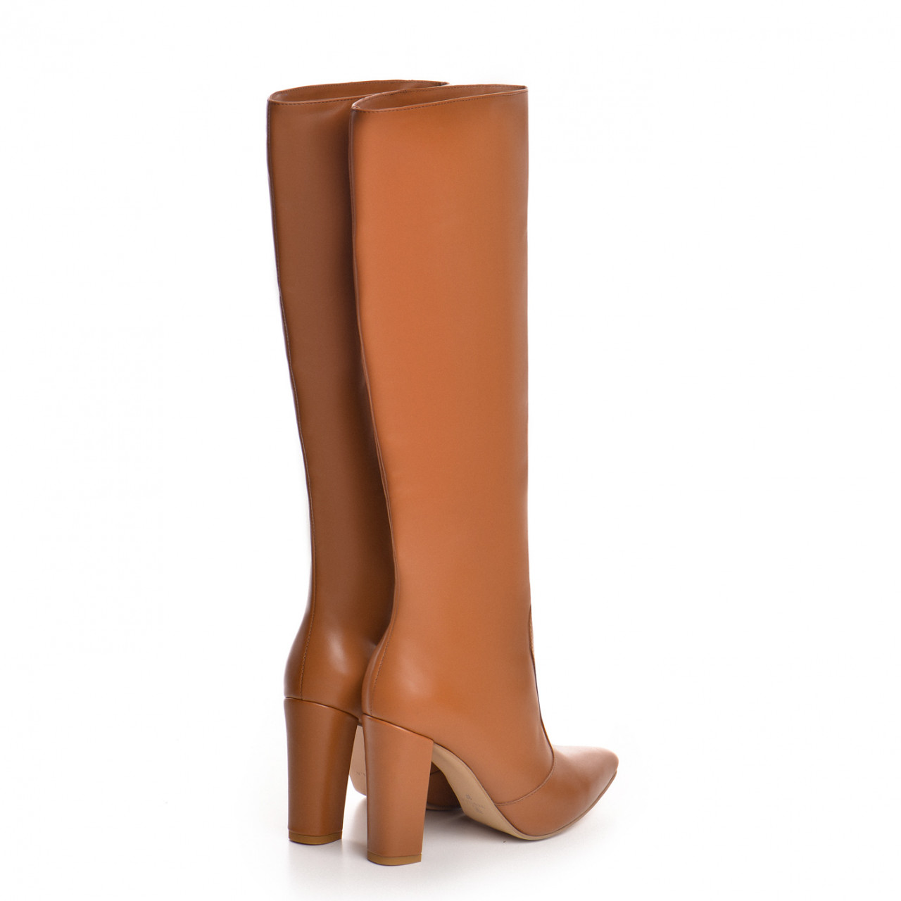 Poze Cizme Valerie cu toc gros, maro