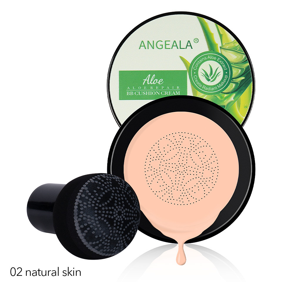 Fond de Ten BB Cream Air Cushion Angeala Aloe 24H Super Stay, #02 Natural Skin pensulemachiaj.ro imagine noua 2022