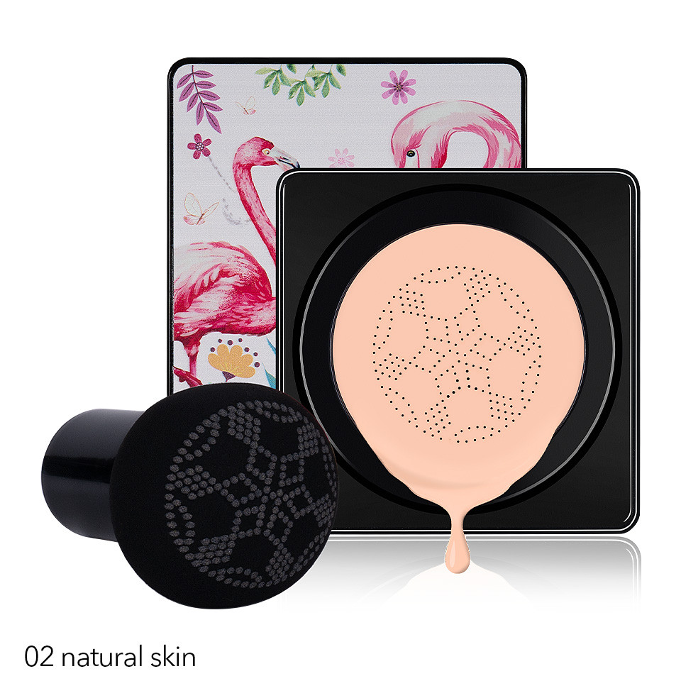 Fond de Ten BB Cream Air Cushion Collagen + Vit C, #02 Natural Skin pensulemachiaj.ro imagine noua 2022