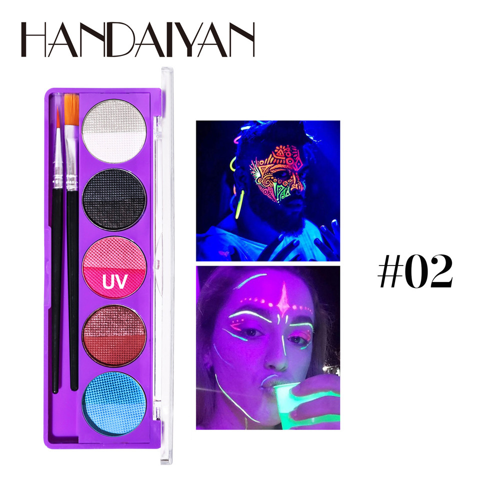 Paleta Machiaj Fata & Corp UV Neon Paint Dream Handaiyan #02 Handaiyan imagine noua 2022