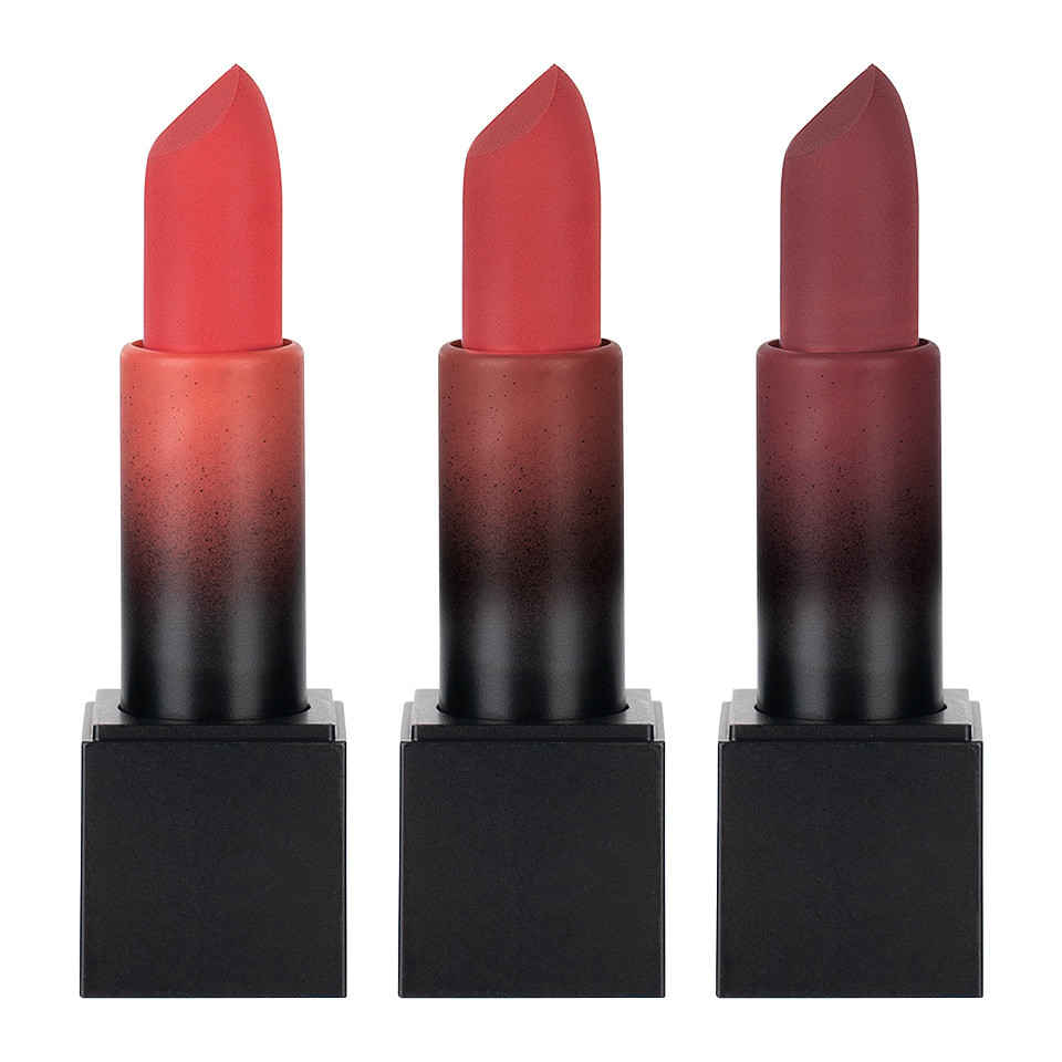 Set 3 Rujuri Mate Teayason Matte Lipstick #D