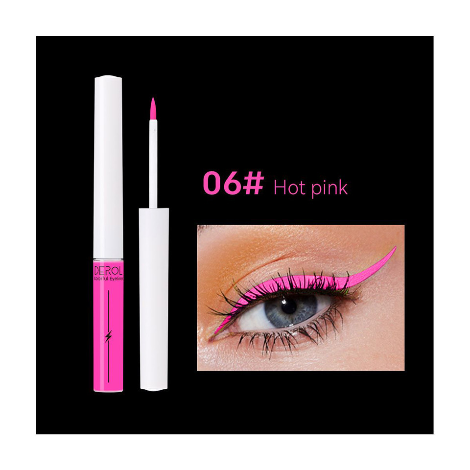 Eyeliner Lichid Colorat Derol Linear Lighting #06 Hot Pink Derol imagine noua 2022