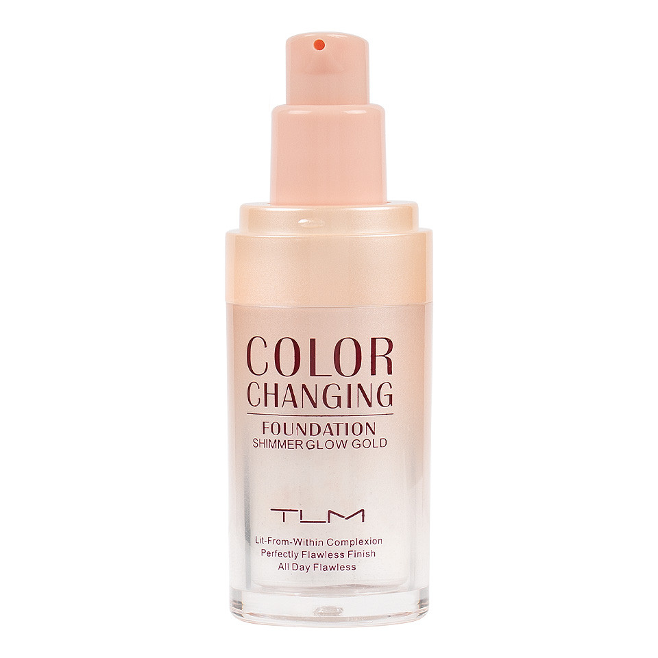Fond de Ten Color Changing TLM Shimmer Glow Gold Changing imagine noua inspiredbeauty