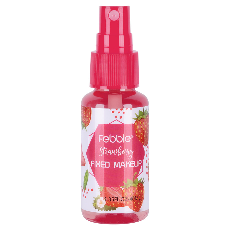 Spray Fixare Machiaj Febble Fixed Makeup Water, Strawberry, 40ml pensulemachiaj.ro