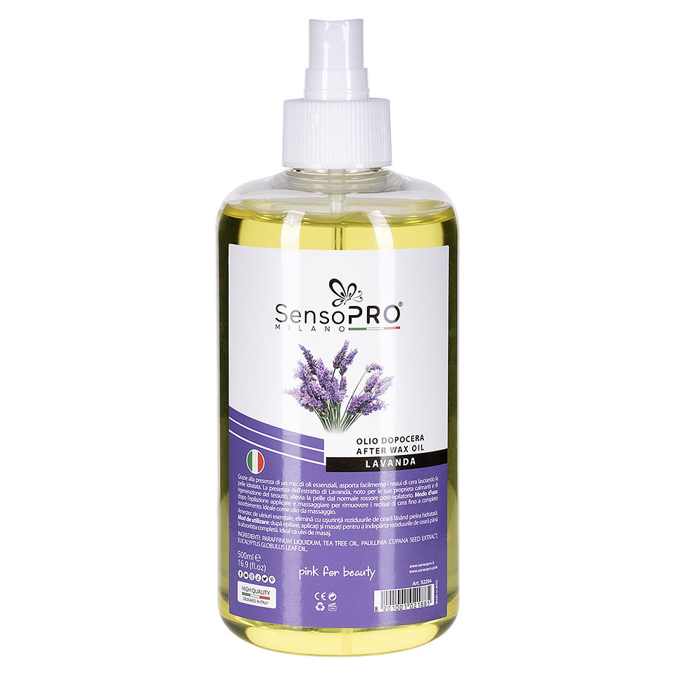 Ulei dupa epilare cu lavanda sensopro milano - 500 ml