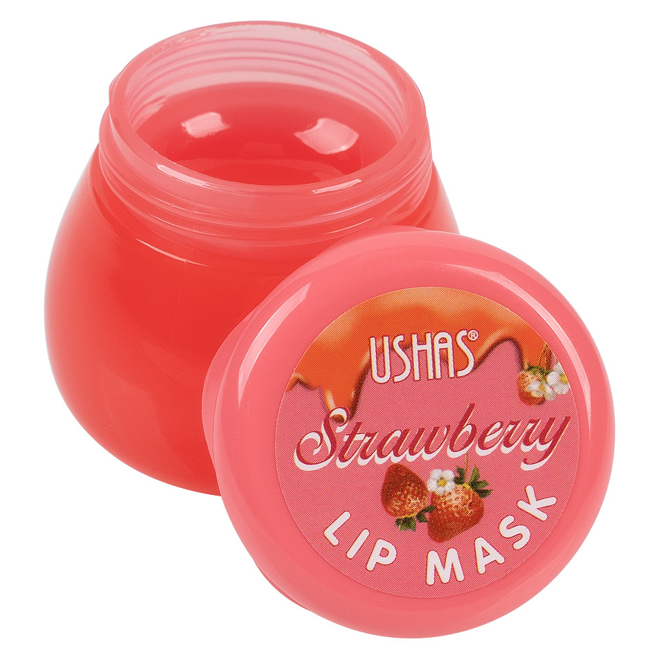 Balsam de buze Ushas Lip Mask, Strawberry pensulemachiaj imagine noua