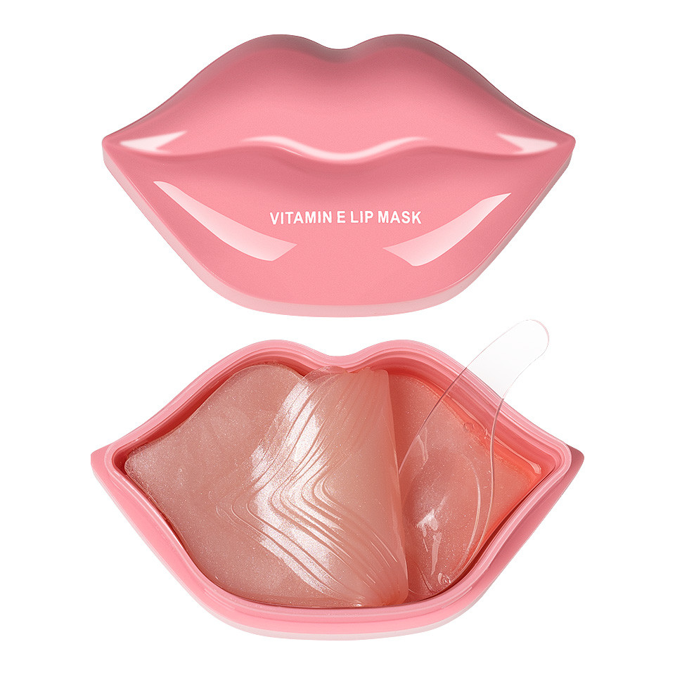 Masca pentru buze Kiss Beauty Vitamine E Lip Mask, 20 buc Kiss Beauty imagine noua 2022