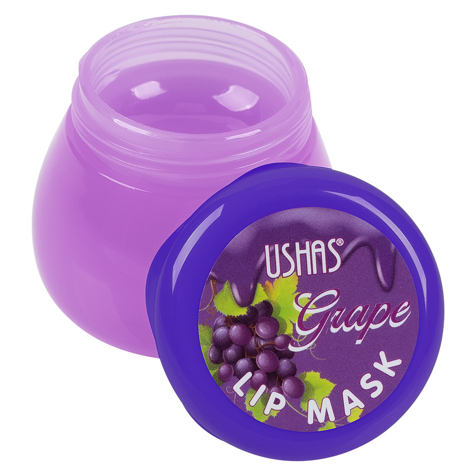 Balsam de buze ushas lip mask, grape
