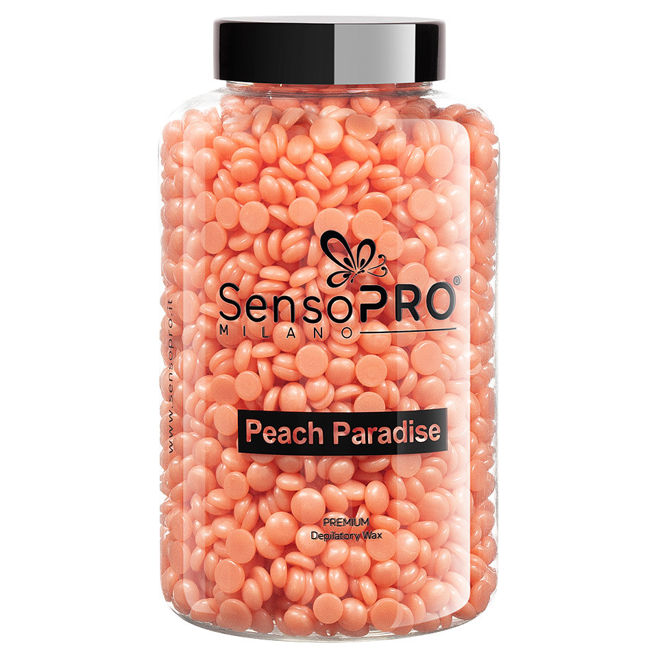 Ceara Epilat Elastica Premium SensoPRO Milano Peach Paradise, 400g 400g imagine noua inspiredbeauty