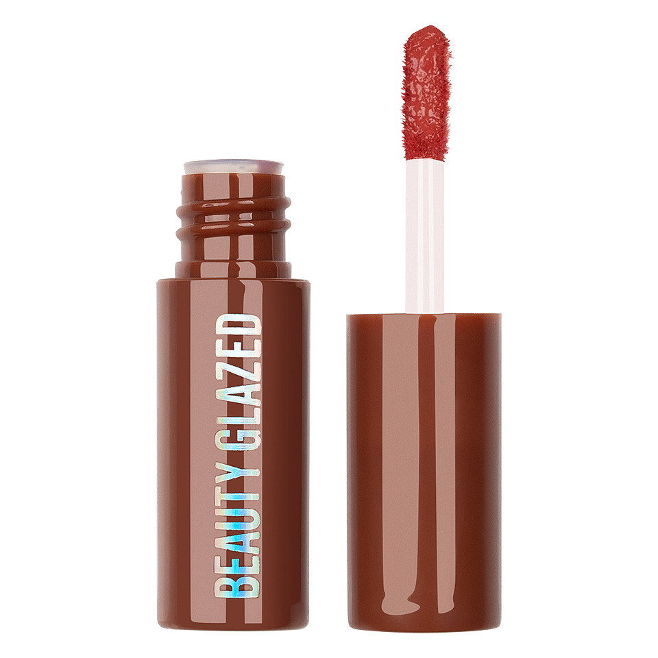 Ruj lichid mat Beauty Glazed Chocolate Silky Lipgloss, Coral Cream #102 Beauty Glazed imagine noua 2022