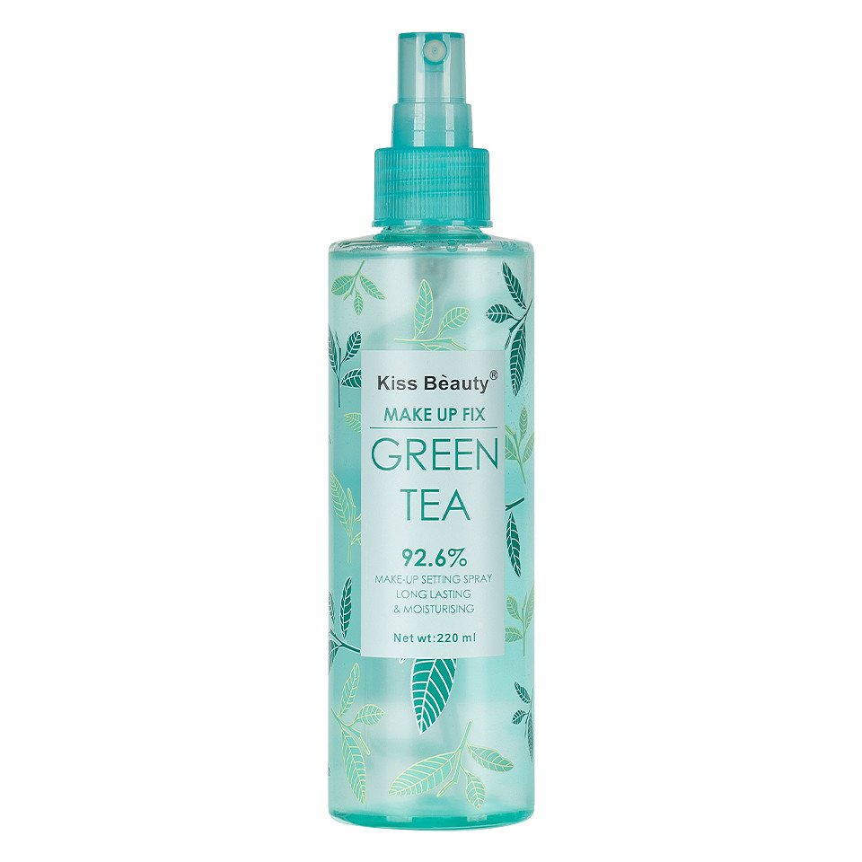 Spray Fixare Machiaj Green Tea Kiss Beauty, 220ml 220ml imagine pret reduceri