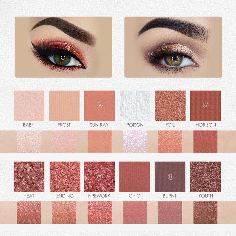 Trusa Farduri Sunset Focallure - 2 | YEO