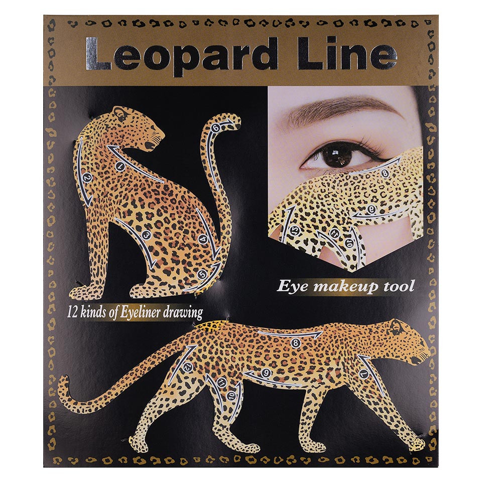 Sabloane Machiaj Leopard Line pensulemachiaj imagine noua