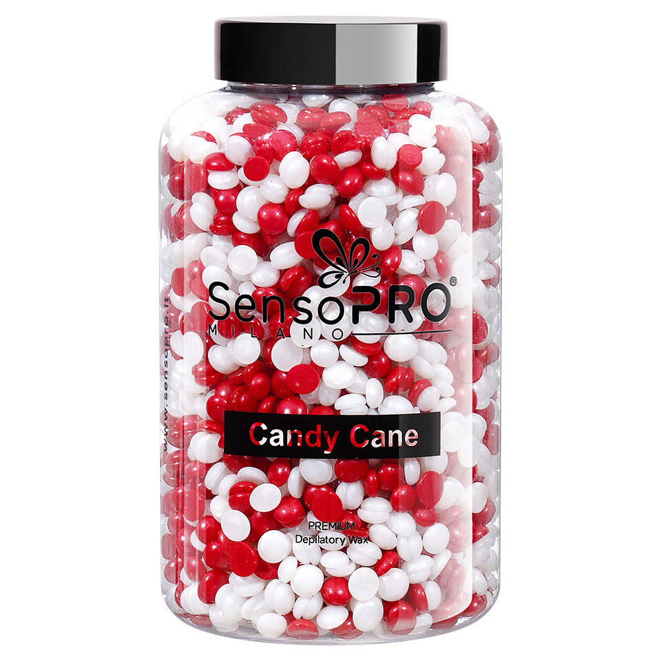 Ceara Epilat Elastica Premium SensoPRO Milano Candy Cane, 400g 400g imagine noua inspiredbeauty