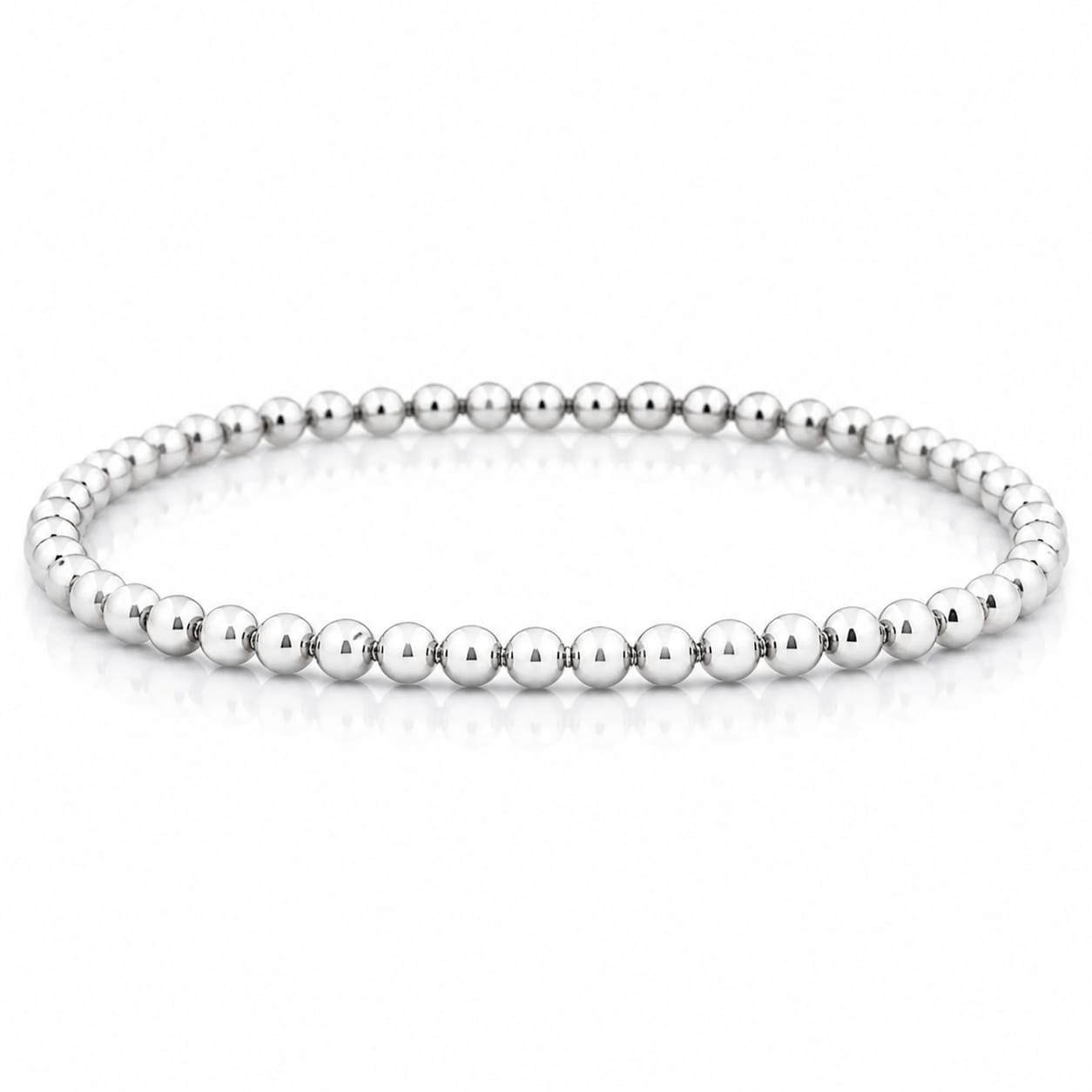 Bratara Shadow Beads din Argint 925 (Marime: 5cm)
