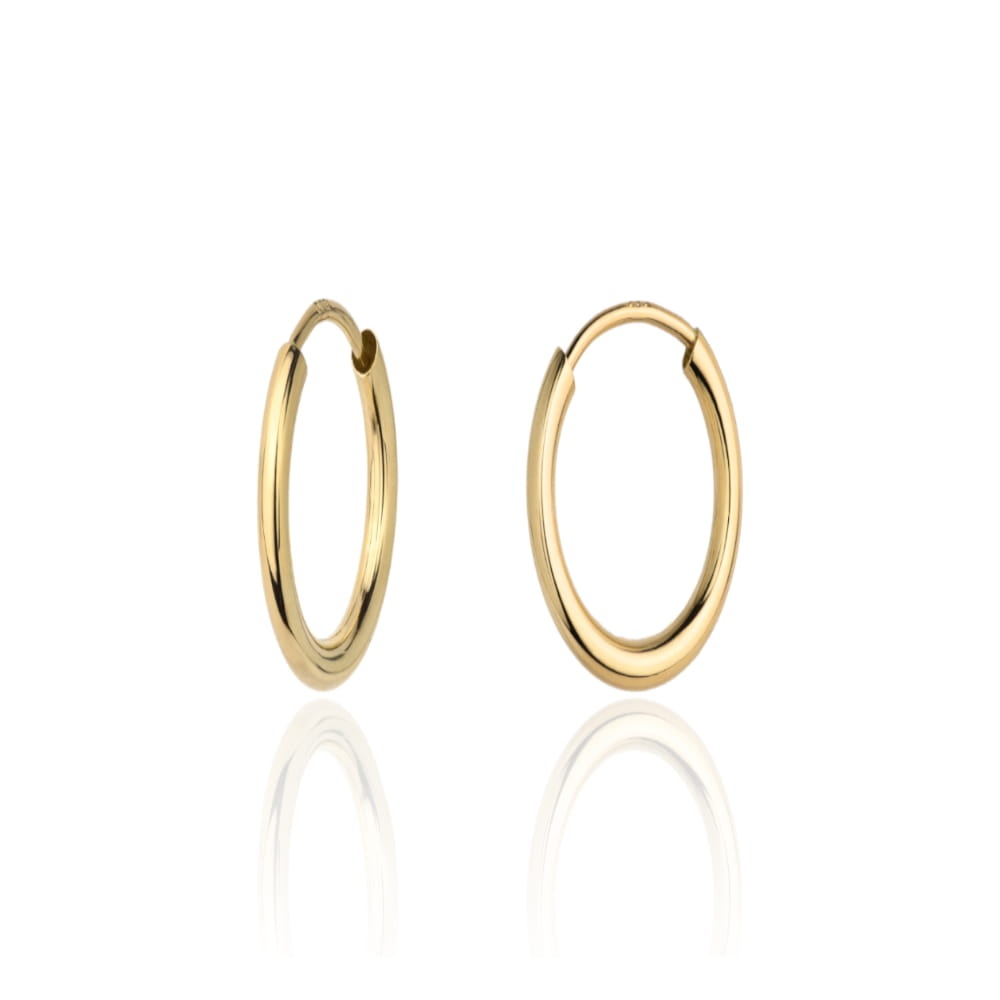Cercei Aur14k cu Model Neted (Greutate: 1.34)
