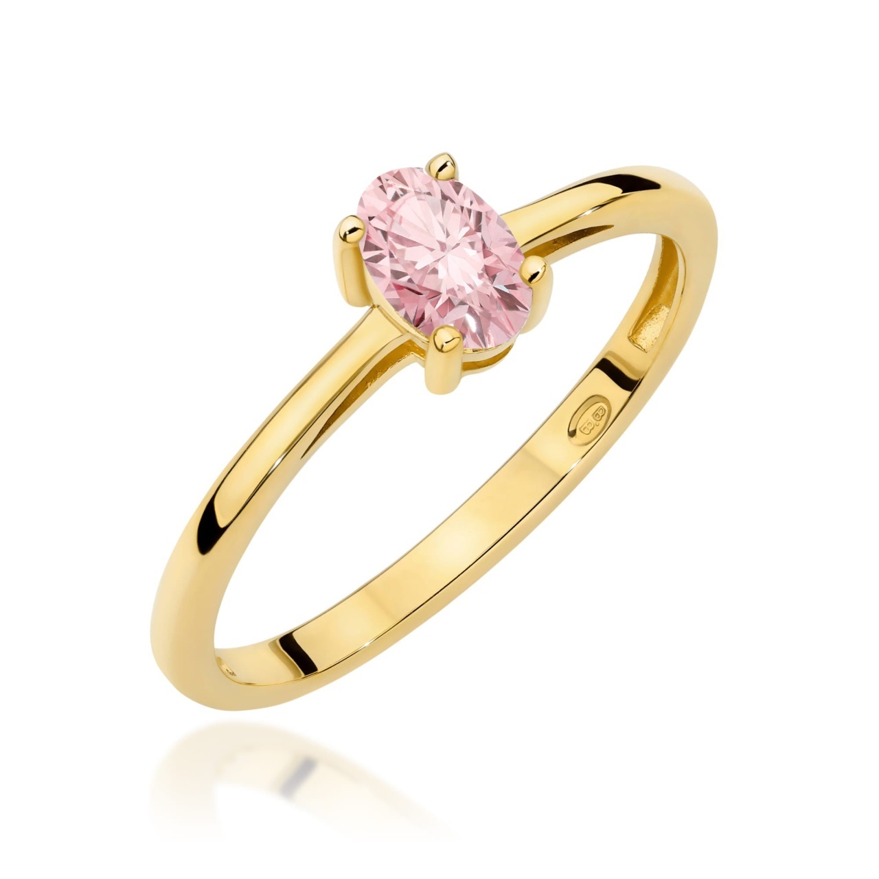 Inel Aur 14K cu Diamant Natural 0.50 ct (Varianta: Galben)