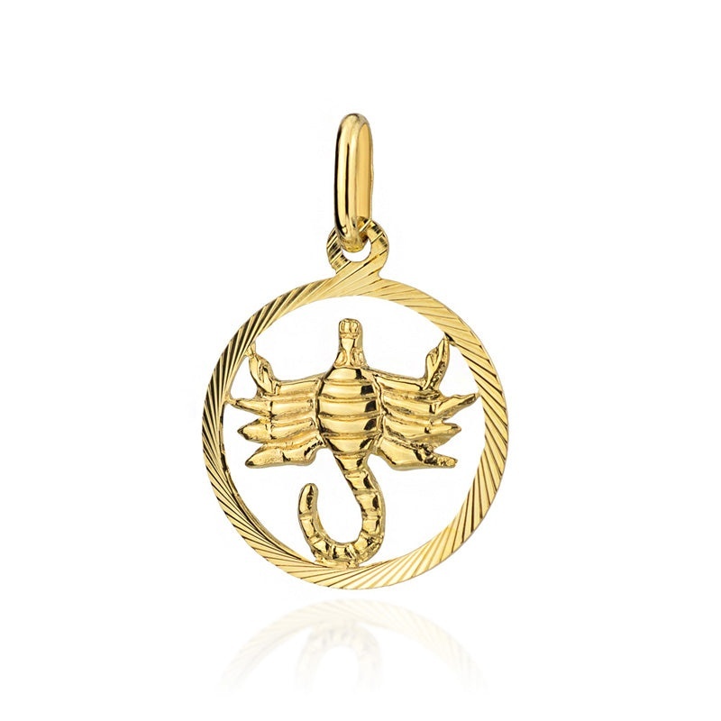 Pandantiv Aur 14K cu Semnul Zodiacal Scorpion (Greutate: 0.68)