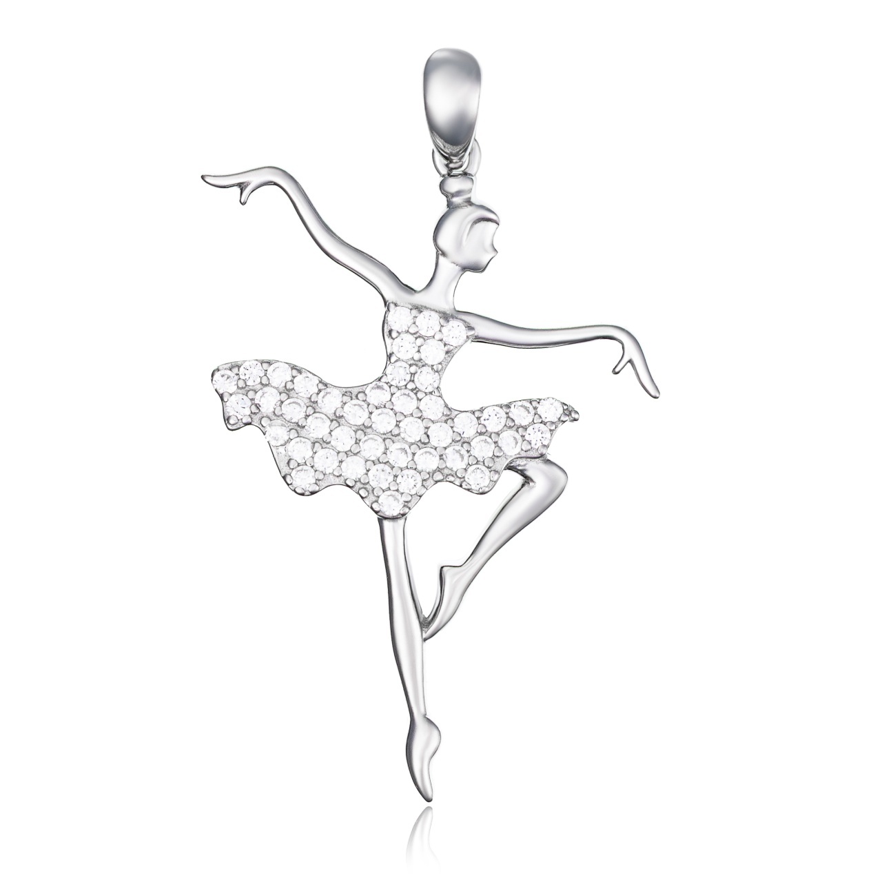 Pandantiv Ballerina din argint 925 3.2g