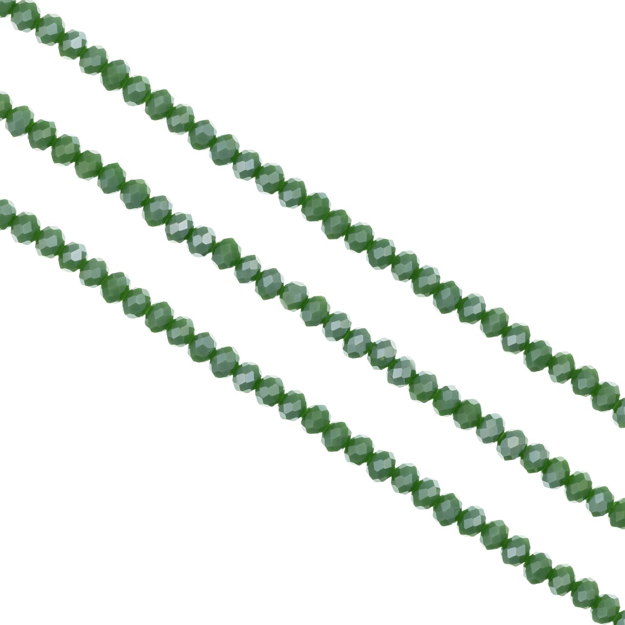 Șirag cristale 4 mm Verde Olive AB șirag Aprox 130 buc