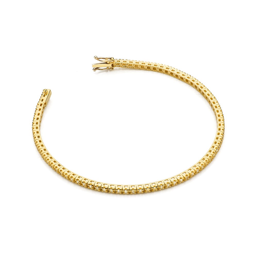 Bratara Aur 14K cu Diamante Naturale 1.07 ct (Varianta: Galben)