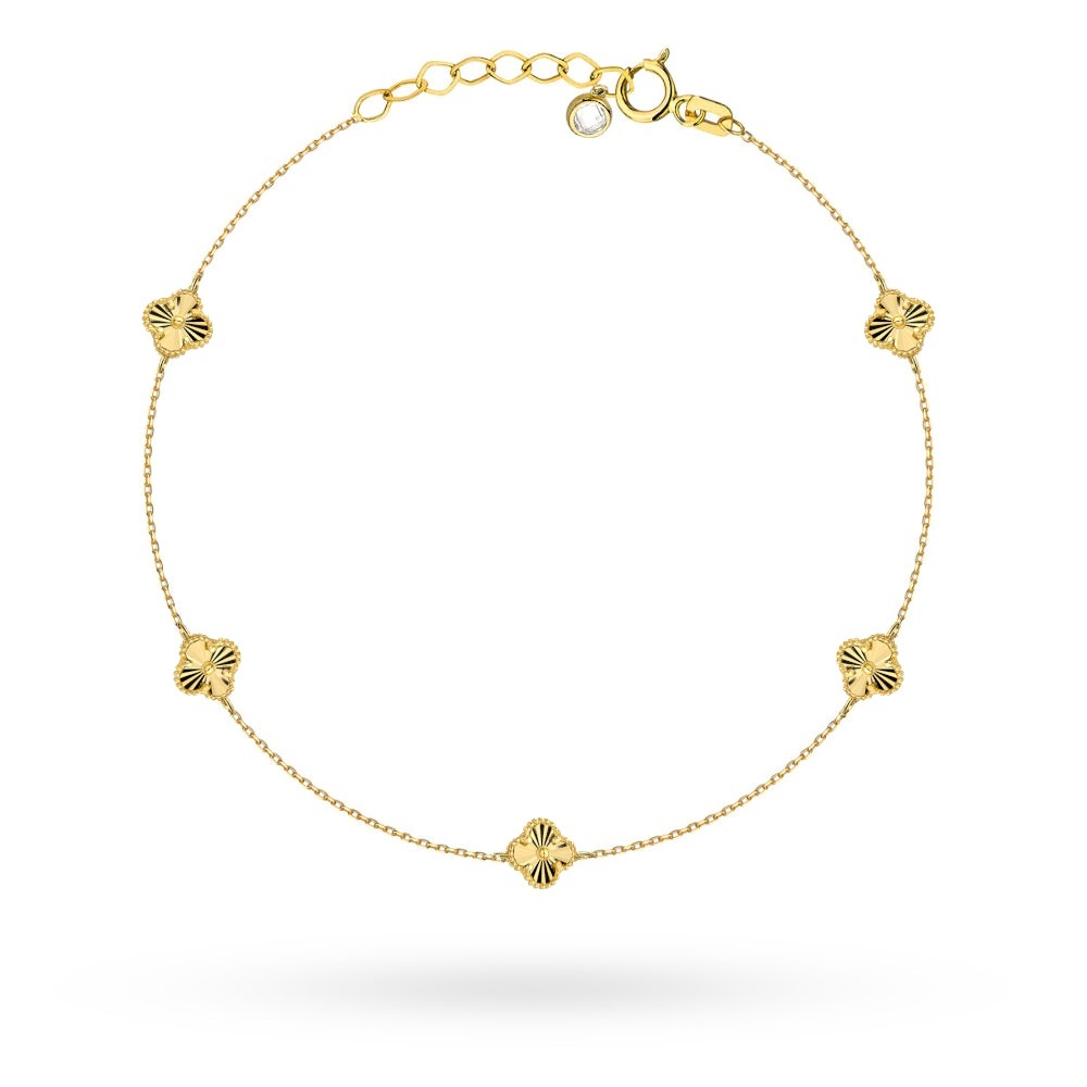 Bratara Aur 14K Konicină Aurie - Eleganță și Noroc (Greutate: 1.97)