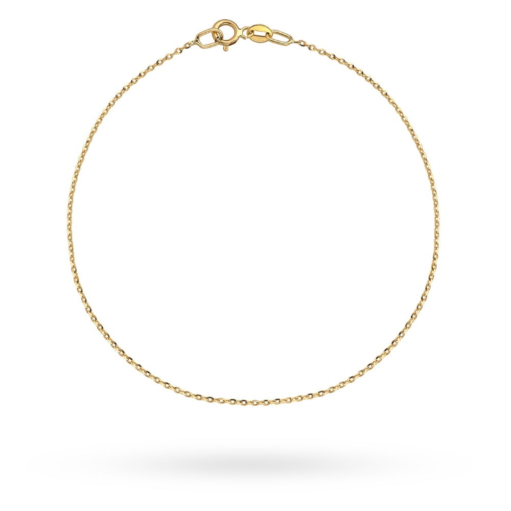 Brățară De Glezna Din Aur 14K - Model Rolo (Greutate: 0.58)