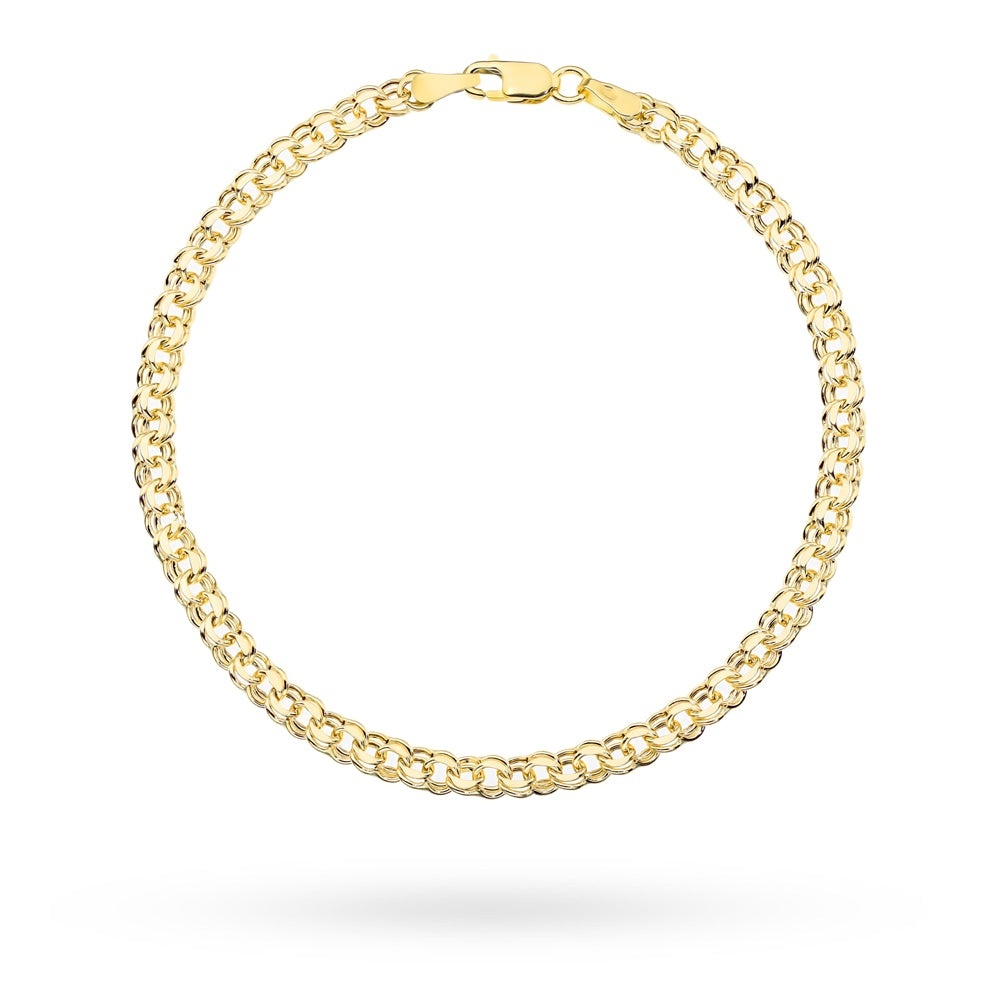 Brățară Din Aur 14K Splot Garibaldi 050 (Greutate: 2.14, Măsură: 19 cm)