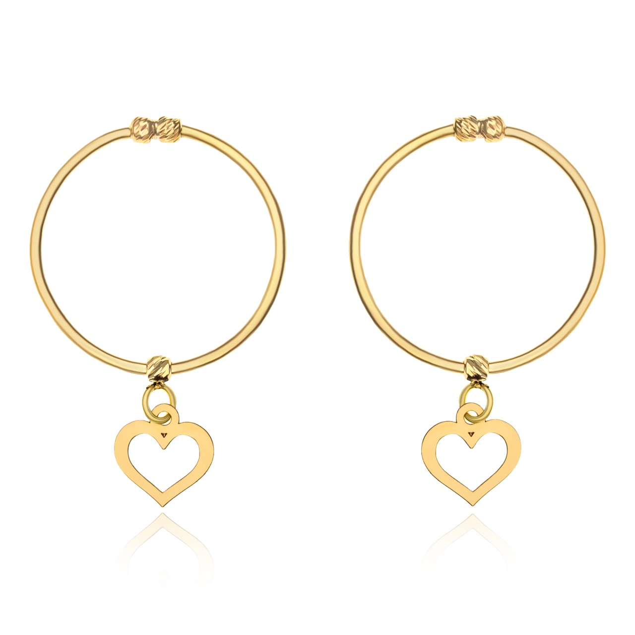 Cercei Circle of Love din AUR 14K